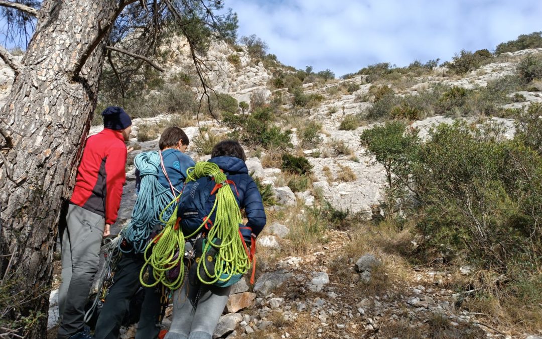 ESCALADES FÀCILS A LA SERRA DE CARDÓ, LES ROQUES TOMBADES